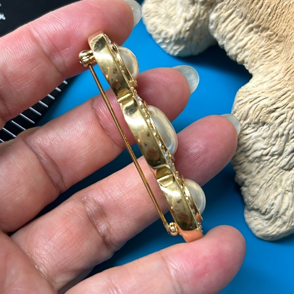 🖤SWAROVSKI💕S.A.L©️ crystal Pearl brooch - Picture 5 of 9